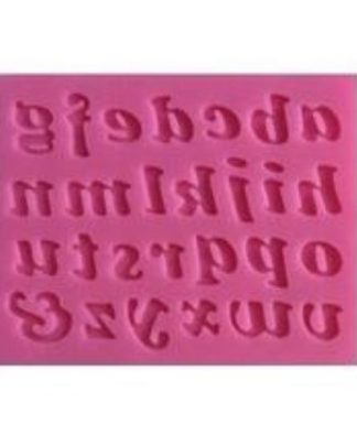 Alfabeto Letra Minuscula Molde Silicone Alimentar