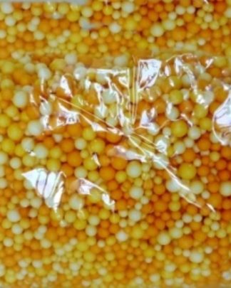 Bolinhas Amarelo_Mesclado_esferovite