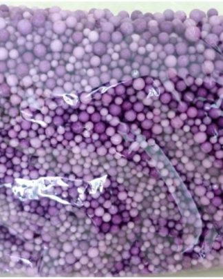 Bolinhas Roxo Mesclado esferovite