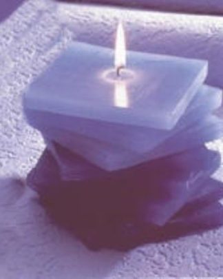 VELAS PLACAS 5 cm x 10 cm