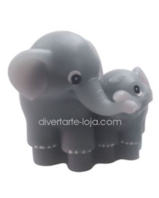 Elefante Mãe com filhote