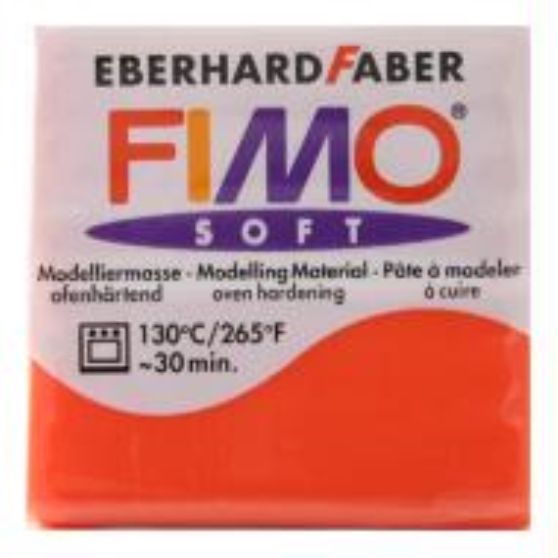 FIMO TRANSP VERMELHO 204
