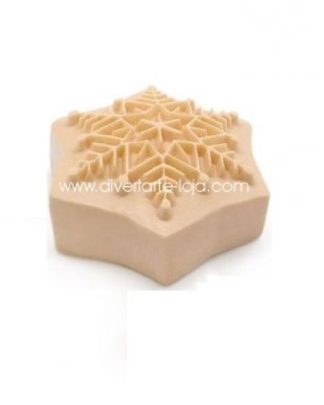 Floco de Neve molde de silicone