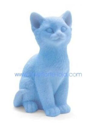 Gato 3D Molde Silicone