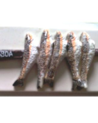 Sardinhas na brasa molde silicone