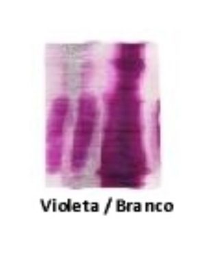 MESCLADA VIOLETA E BRANCO
