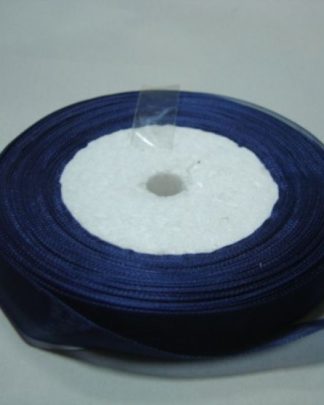 Fita de Organza Azul Escuro