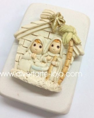 Sabonete Presepio Cabana molde silicone