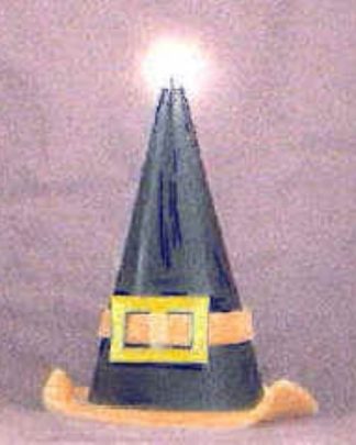 VELA CHAPÉU DA BRUXA 25 cm x 30 cm