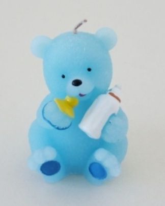 Vela Urso Azul 6x8cm