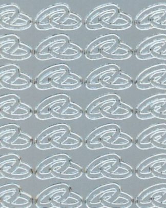 Autocolante alianças prata