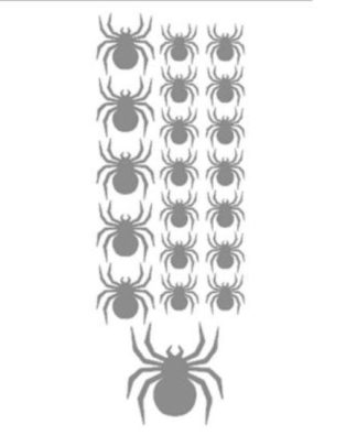 Halloween Aranhas autocolantes