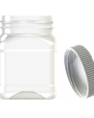 Boião PET 200ml transparente 10 Unidades