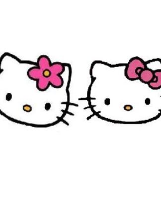 Cara Kitty Flor e Kitty Laço