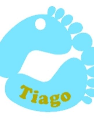 Etiquetas Pés Menino cartolina