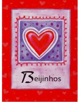 CARTÕES BEIJINHOS CORAÇÃO
