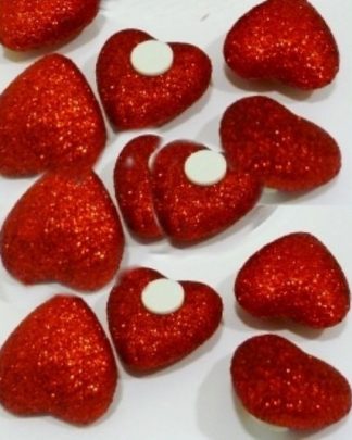 Coração Glitter Autocolante