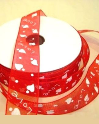 Fita Organza Love
