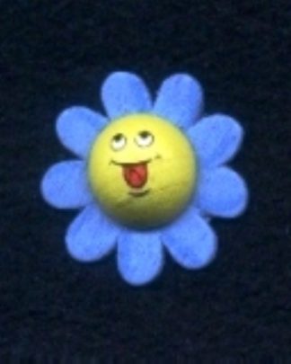 FLOR CARINHA AZUL