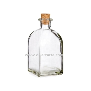 FRASCO VIDRO 100 ML QUADRADO