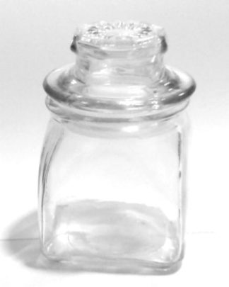 Frasco 100 ml quadrado tampa pressão