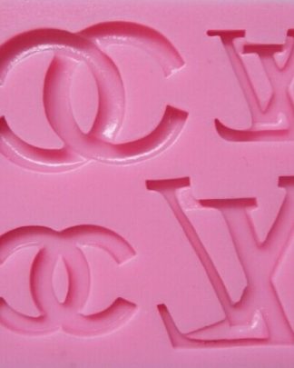 Chanel e Louis V Molde Silicone
