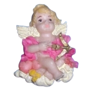 Anjo Cupido na Nuvem molde de silicone