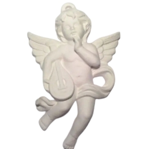 Molde Silicone Anjo tocando Bandolim