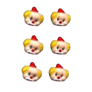 CARINHA PALHAÇO biscuit