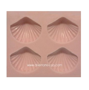 Conchas Molde Silicone Alimentar