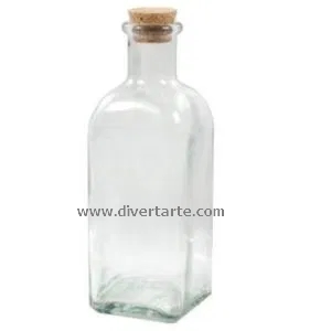 FRASCO VIDRO 1 LT. QUADRADO