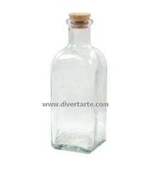 FRASCO VIDRO 500 ML QUADRADO