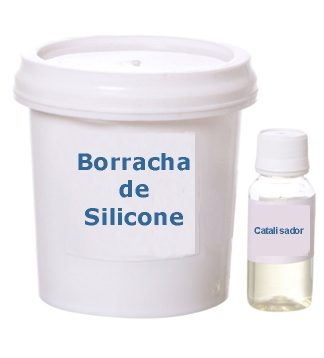 Borracha de Silicone (20) 20 kg + catalisador para moldes