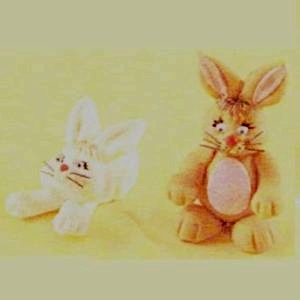 Coelho Pascoa molde silicone biscuit