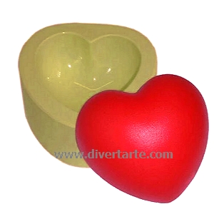 .Coração Gordo molde silicone