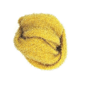 Meia de Seda Amarelo Ouro fio dourado