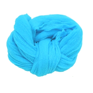 Meia de seda Azul Turquesa 11