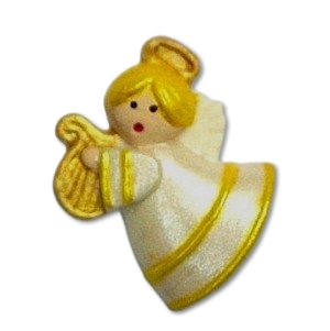 Molde de silicone Anjinho com Harpa