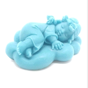 Molde de Silicone Anjinho na Nuvem 3D