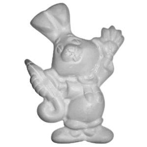 Coelho Dançarino molde de silicone