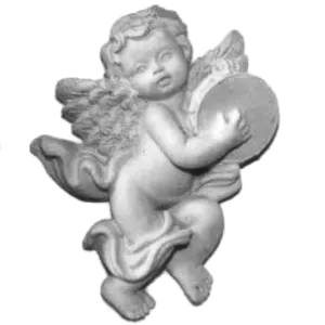 Molde Silicone Anjo com Pandeireta