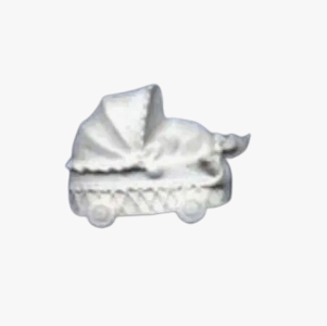 Molde Silicone Carrinho Bebé Vintage