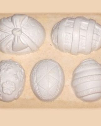 Molde de silicone meio ovo de Páscoa