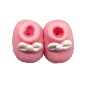 SAPATINHO COM LAÇO MOLDE SILICONE