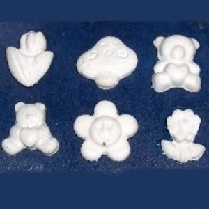 Molde silicone Ursinhos e Flores Micro