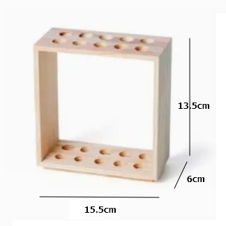 Suporte 10 tubos de ensaio 15x1.5cm