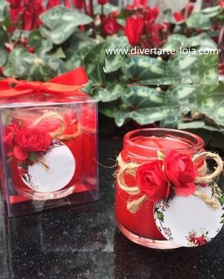 Velinha rosas Vermelhas 10 unidades