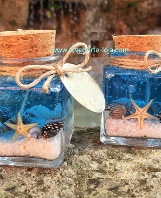 Velinhas Gel com conchas 10 unidades