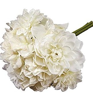 Bouquet Flores Marfim - Meia de Seda