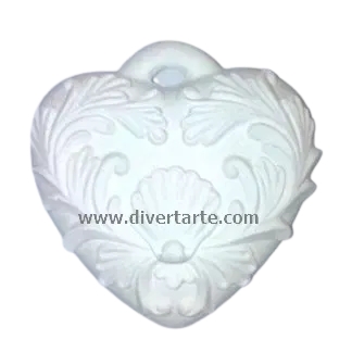 Coração Grande Aromatizador de gesso